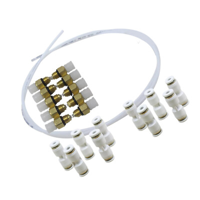 5m,For Mercedes Suspension Air Line Hose+Repair Straight Connectors10x-4MM+Val