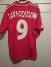 Benfica 2000-2001 Van Hooijdonk 9 Home Football Shirt Size Large /58179