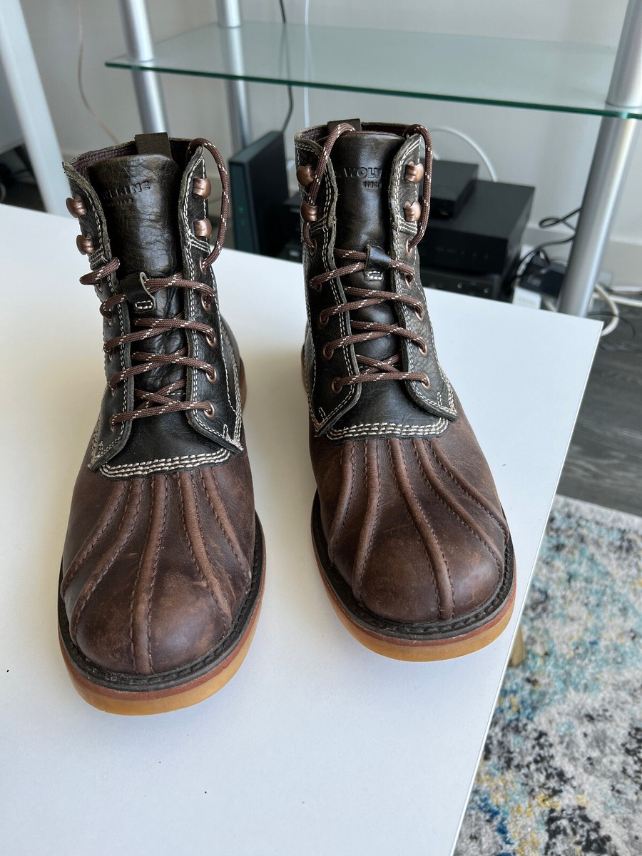 Wolverine Felix Duck Boot in Dark Brown Brown Size 8M