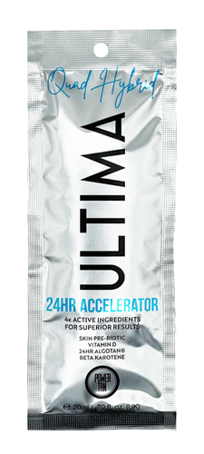 Power Tan Ultima Quad 24 Hour Hybrid UV Sunbed Tanning Accelerator 250ml or 20ml - Picture 3 of 8
