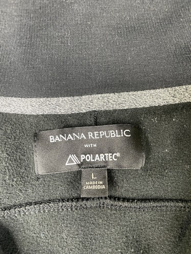 Lot Banana Republic w/ Polartec 1/4 Zip Mock Neck Long Sleeved Shirt Mens Large - Picture 4 of 11