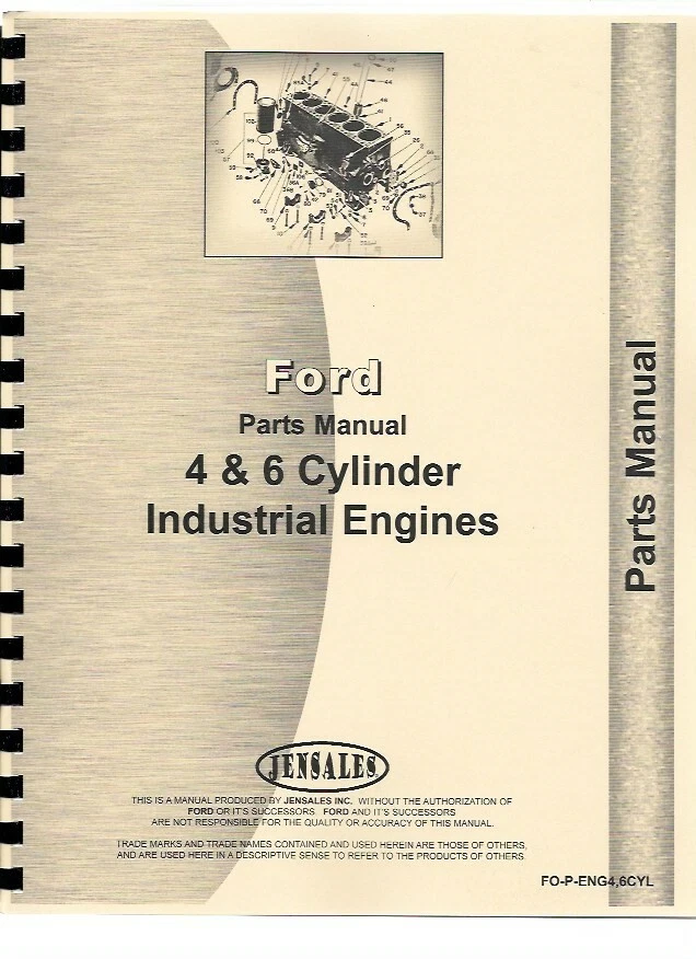 Ford Industrial Engine Parts Catalog Catalog Library
