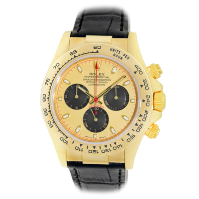 サク出品 ROLEX 18K Yellow Gold 40mm Daytona Cosmograph 116518