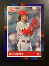 2022 Donruss Retro 1988 Variations Luis Castillo Purple Holo #253 Reds