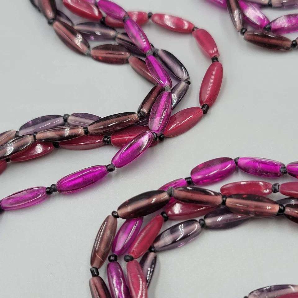 Ожерелье Premier Designs оттенки фиолетового длиной четыре нити 38 дюймов - Изображение 3 из 4