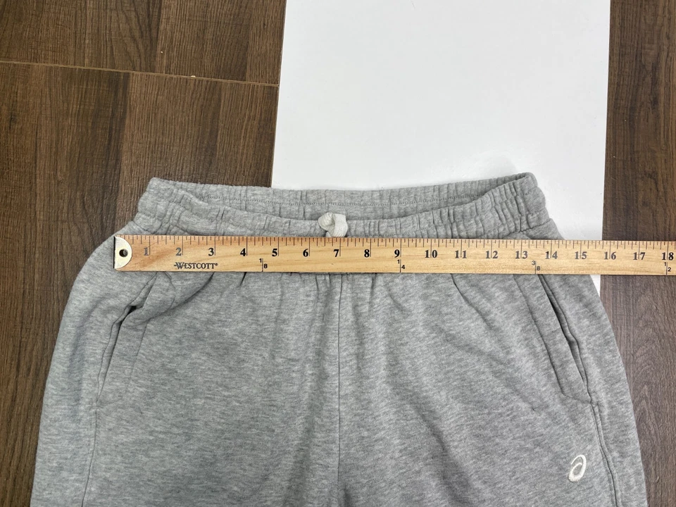 Pantalones deportivos Asics para mujer talla M grises pantalones de chándal bolsillos Foto 3 de 4