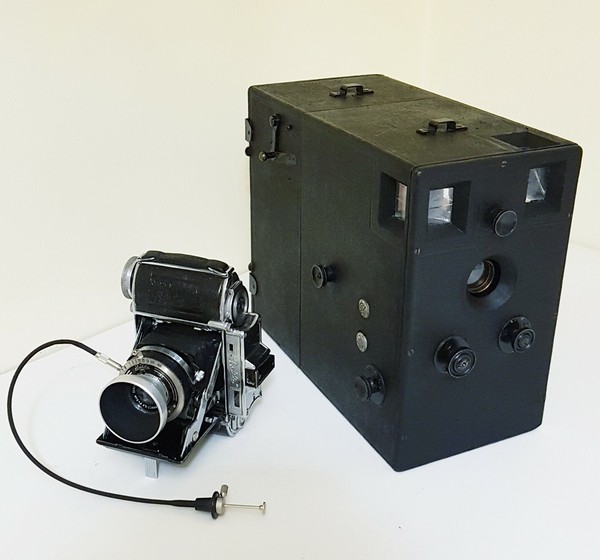 Huttig (Alemania - 1903) Camara de Fotos a Placas 9x12 ¿Modelo Monopol?