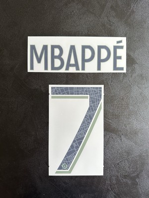 Flocage Officiel PSG 2023/2024 – Nom Mbappe – Maillot Third – Neuf Avec étiquettes
