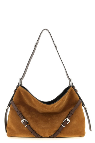 GIVENCHY Medium Voyou Brown Suede Shoulder Bag New And Authentic