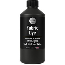 Black Fabric Paint/Dye. For clothes, upholstery, furniture, car seats and more.