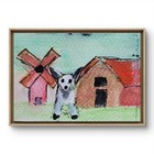 Farm Dog Abstract Expressionist Original Painting ACEO. — photo 9
