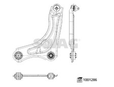 Querlenker Dreieckslenker SWAG 33 11 3920 Stahlblech für DACIA SANDERO 3 JOGGER