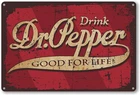 Agedsign Dr.Pepper Vintage Tin Metal Signs for Home Bar Pub Restaurant Wall Deco
