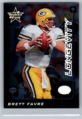 /50 1999 Leaf Rookies and Stars - Longevity Brett Favre #79 SSP - HOF NM