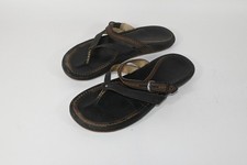 Olukai Women's Mana Lua Flip Flops Beach Sandal Size 8/US Black