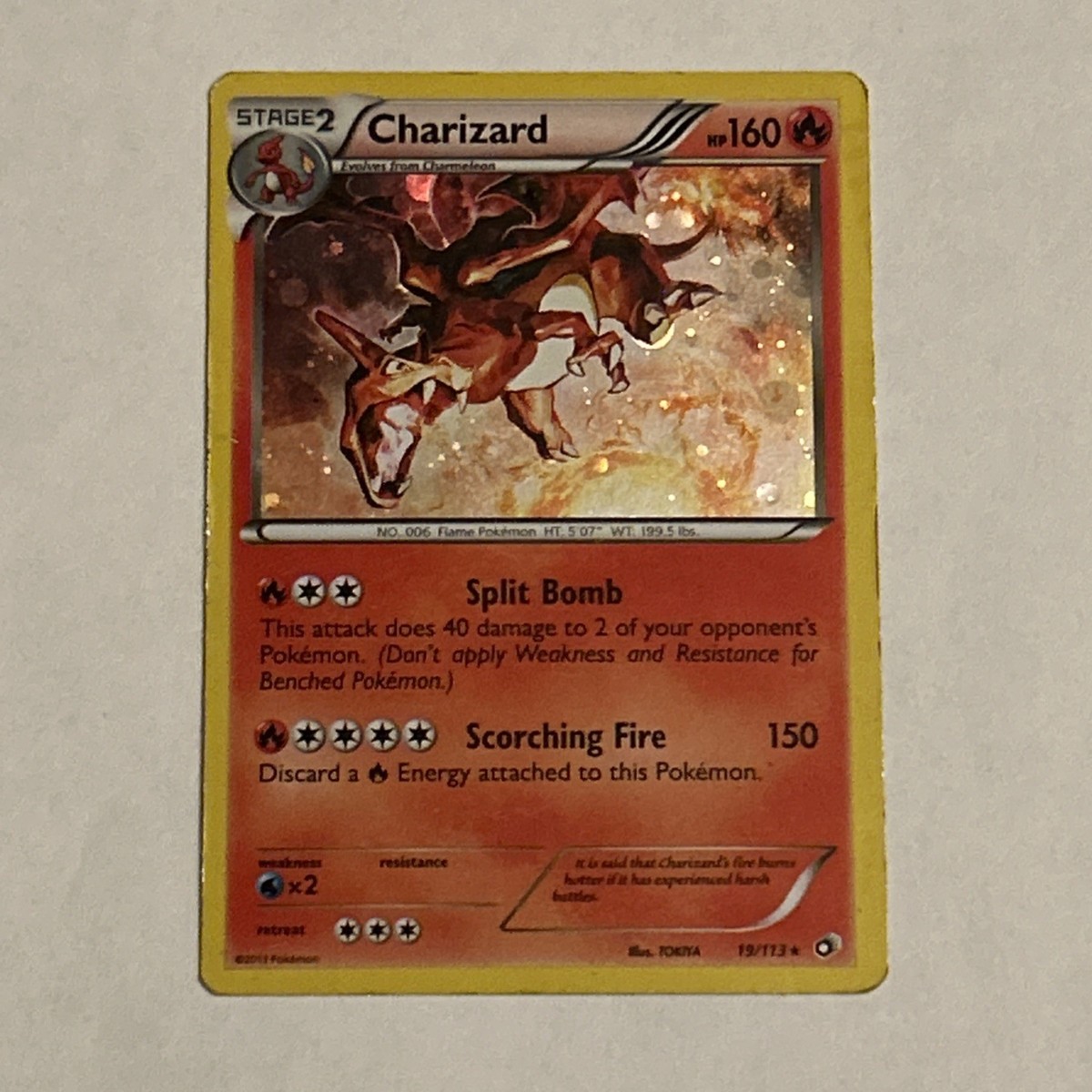 【ARS9】リザードン Charizard 19/113 Cosmos holo Pokemon TCG - Charizard Legendary Treasure 19/113 Cosmos Holo 2013
