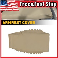 Beige Middle Console Armrest Leather Cover Trim Fits Lincoln Town Car 2006-2011