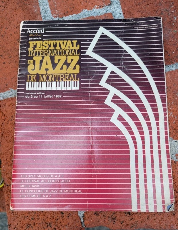 INTL Festival of Jazz PROGRAM - 1982 Montreal Canada Rare Vintage 
