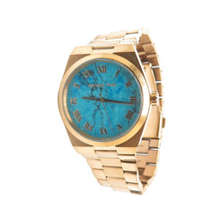 Michael Kors Channing MK5894 Womens Gold Stainless Steel Analog