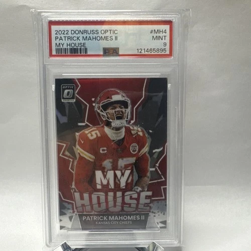 2022 Panini Donruss Optic - My House! Patrick Mahomes II #MH-4 Holo Prizm PSA 9