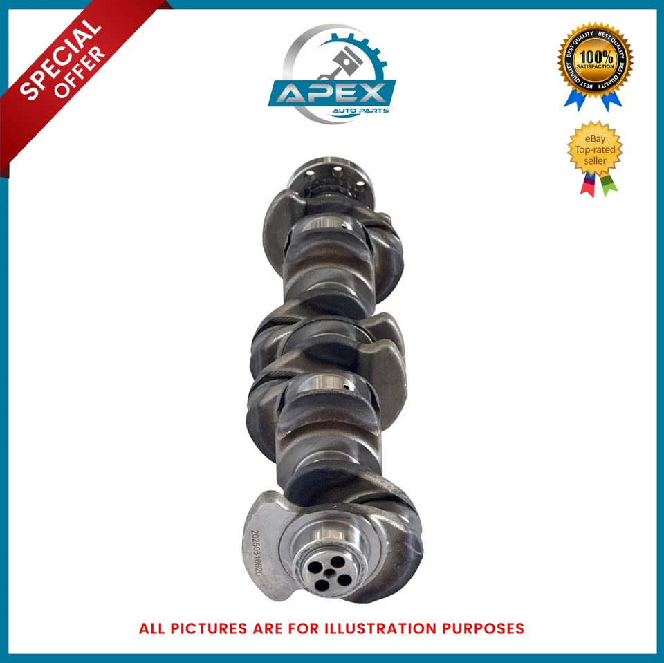 BMW 3 5 6 7 X3 X4 X5 X6 3.0 DIESEL N57D30 N57D30A N57D30B CRANKSHAFT - Image 3 of 4