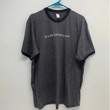 Mens XL Graphic T-Shirt Got a little CAPTAIN in you? Captain Morgan Stretch 