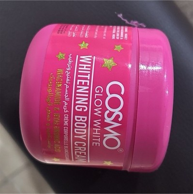 COSMO Glow White Whitening Body Cream Vitamin E B3 Daily Use