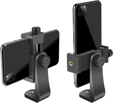 Premium Smartphone Tripod Mount Adapter, Rotatable Holder Bracket with 1/4" Scre