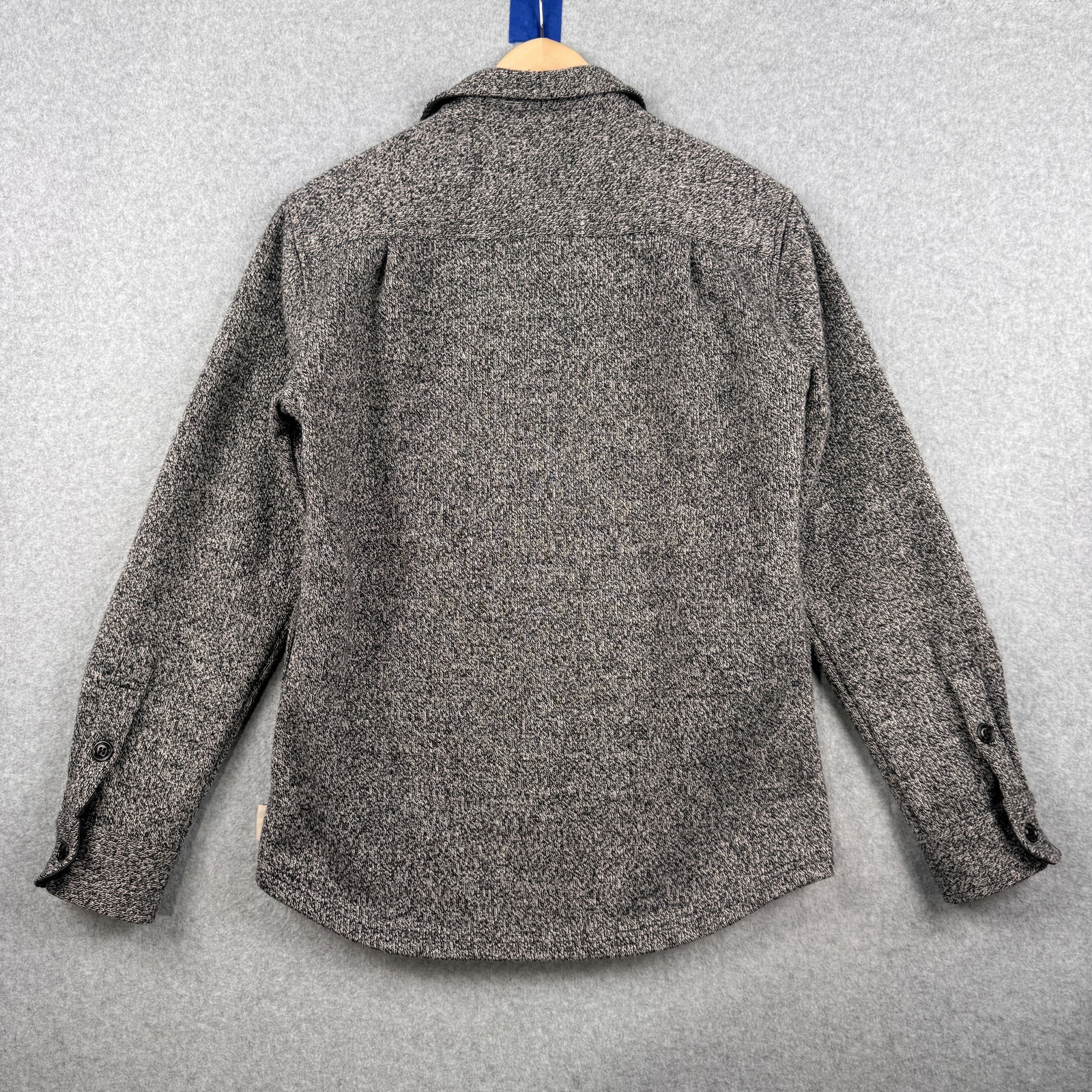 Edgevale Jacket Mens Medium Gray Button Front Shi… - image 2