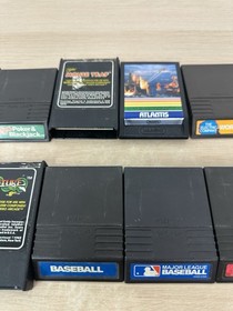 10 Vintage INTELLIVISION Video Game Cartridge Lot - No Duplicates!