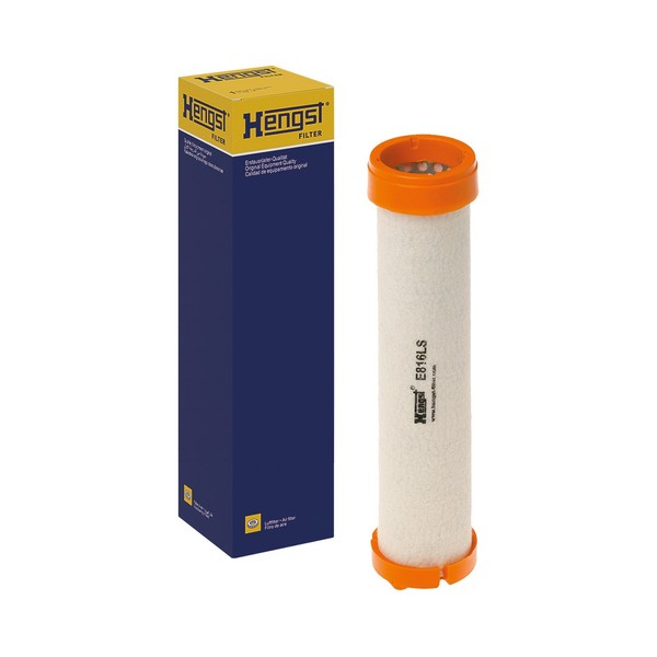SekundäRluftfilter-Einsatz 263 Mm Hengst Filter FüR U.A. NEW Holland Boomer-image