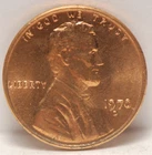 USA, 1970-D Lincoln Cent, Red BU, NR, 5-1