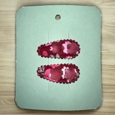 NEW Adorable Embellished Snap Clips Set