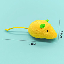 Plush Animal Cat Teaser Wand with 50cm Stretchable Rope and Natural Catnip