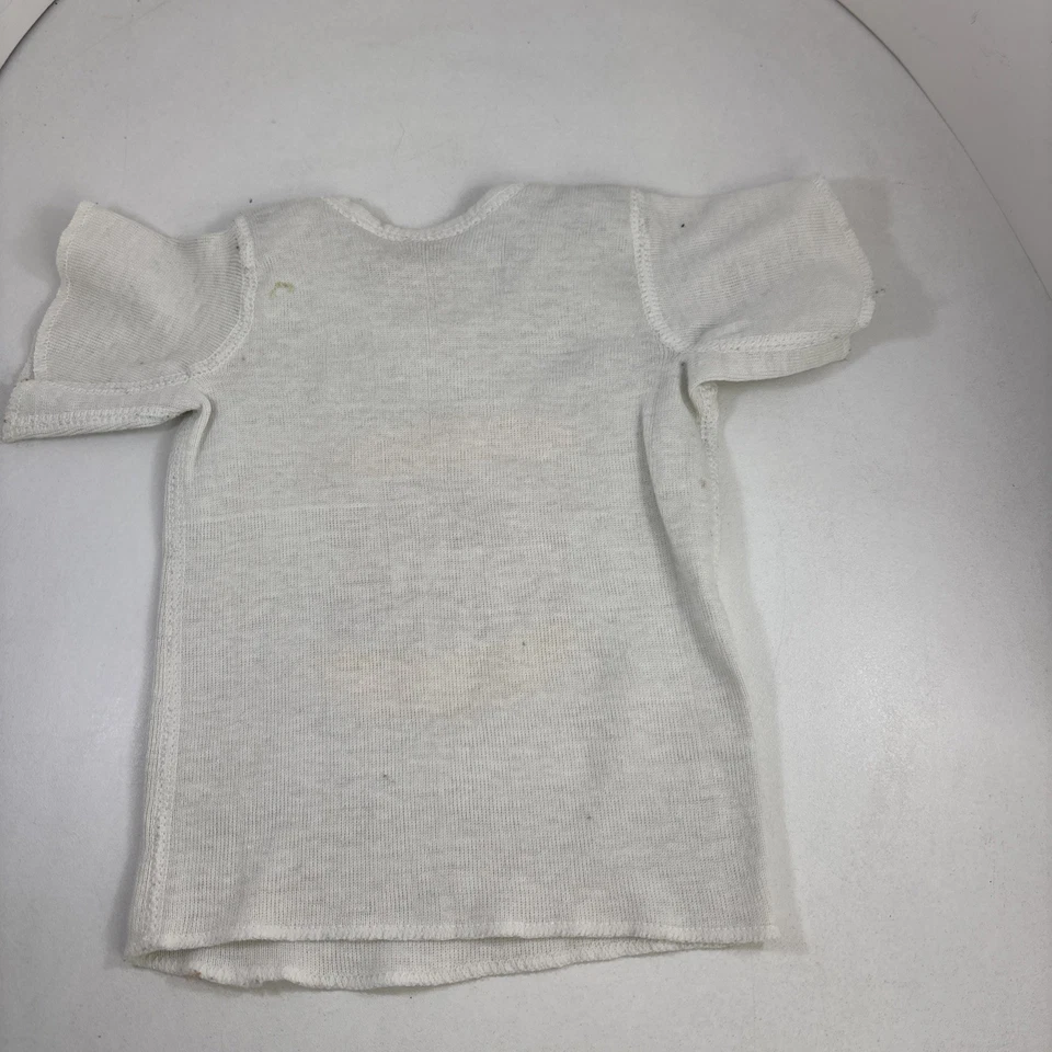 RARE 70s Junior Stars Burger King Infant Tshirt 6 Mo. Made In USA estate find - Image 4 of 4