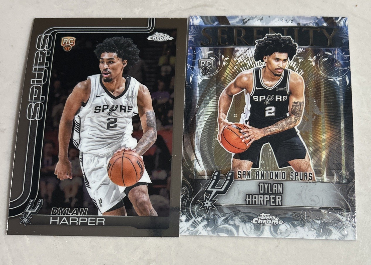 2025-26 Topps Chrome Basketball Dylan Harper RC Base #252 + Serenity