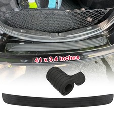 41x3.4 Inch Trimmable Silicone Rear Bumper Protector Trim Scuff Guard Universal