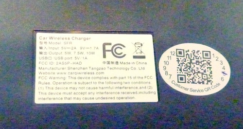 Wireless Car Charger Phone Fast Charging Pad For Subaru Forester 2019-2022 - Picture 3 of 3