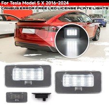 Kennzeichenbeleuchtung Nummernschild für Tesla Model X 2016+ Model S 2017+