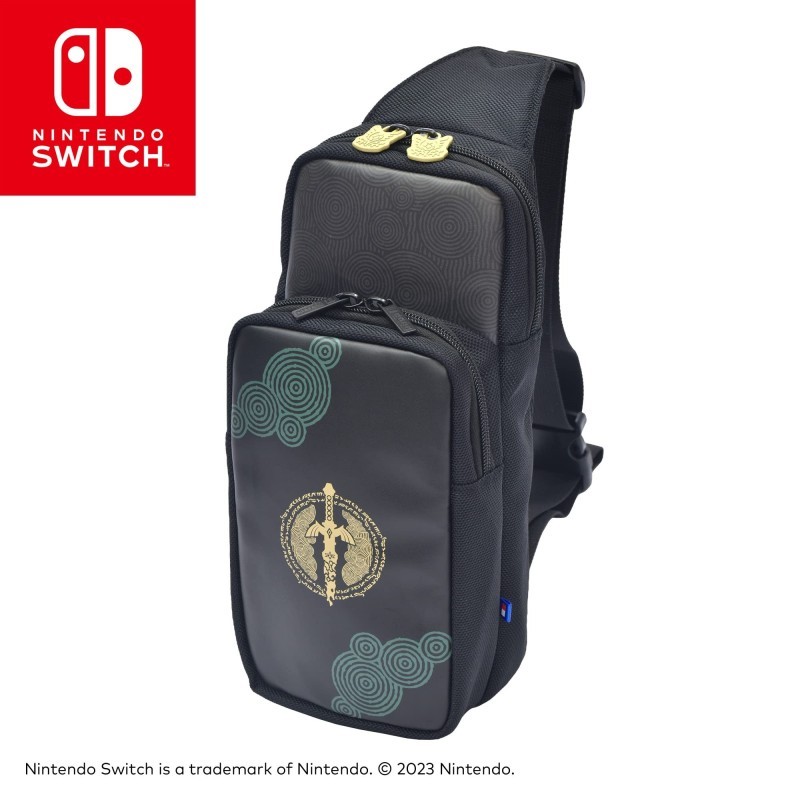 HORI Nintendo Switch Sac Aventure sacoche grand volume pour transporter console et dock sans rayure