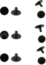 6 Sets Replacement Rivets Button Strap Compatible for clog Beach Shoe Strap 16mm