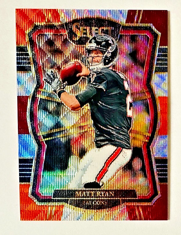 2017 Panini Select Matt Ryan Tri Color Wave Prizm Card SP #/149 Falcons Legend!