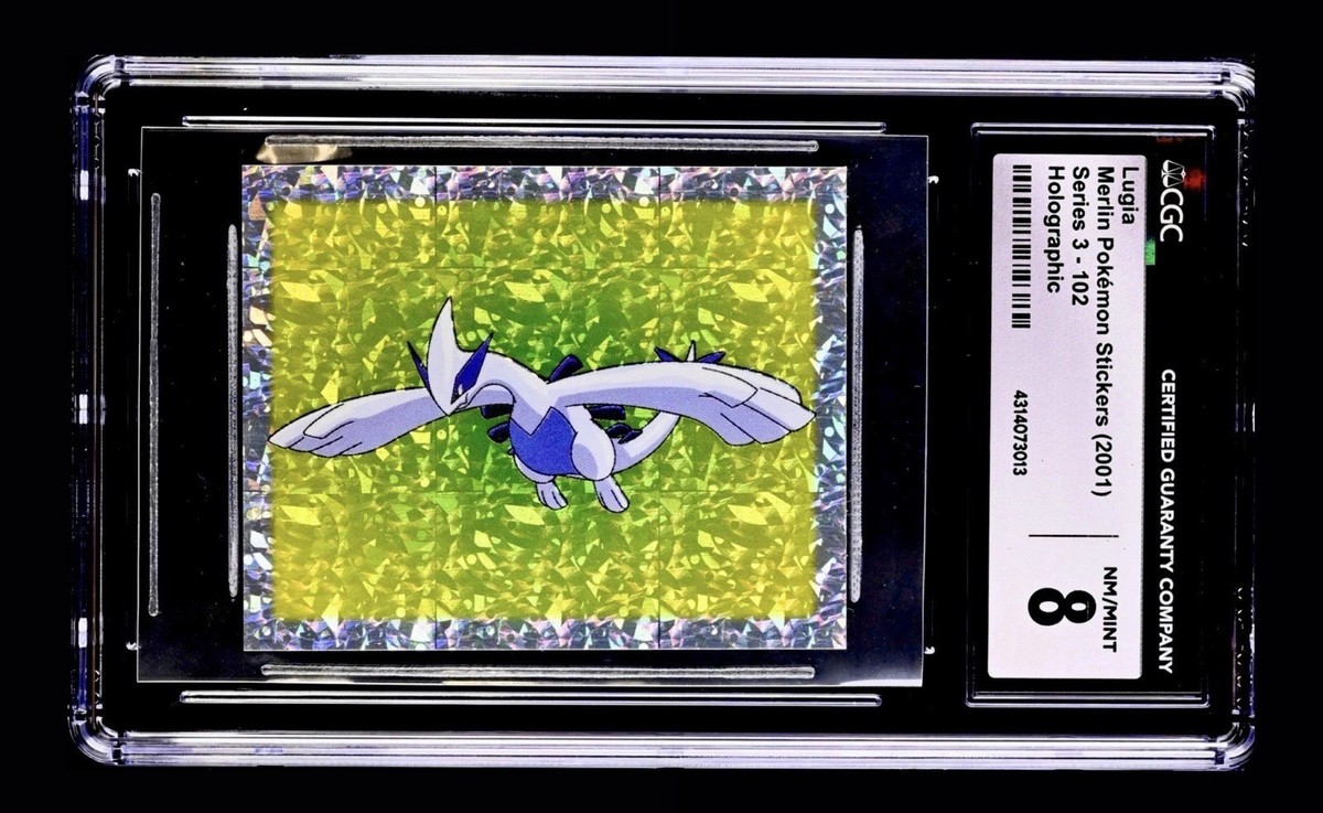 ロルカナ　ボビー・ジムルースキー　エメラルド　foil Pokémon 2001 Topps Merlin Series 3 #102 Lugia Holo Prism CGC 8