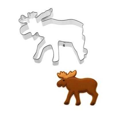 Moose 5'' Cookie Cutter Cabin Theme Metal Made in the USA