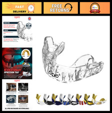 Custom-Fit Mouthguard for Adults & Kids - Dentist-Approved Gum Shield for Boxing