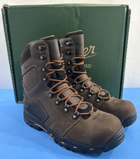NIB 10 D MENS DANNER 13868 VICIOUS 8" GORETEX COMPOSITE TOE BOOTS BROWN
