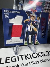 2021 Rookies & Stars Year One Rookie Patch #9 MAC JONES New England Patriots