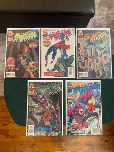 Amazing Spider-Man 411 412 413 414 415 Lot Of 5 NM+ M