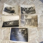 Lot de 5photos anciennes de guerre char avion 