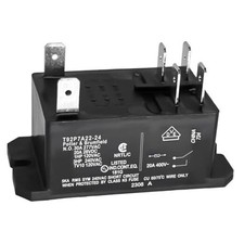 T92P7A22-24 Power Relay, DPST-NO 2 Form A - 24VAC, 30A General Purpose Relay 1